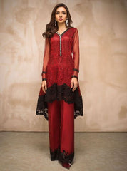 Zainab Chottani Crimson twirl Luxury Pret 2020