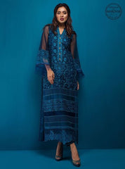 Zainab Chottani Timeless teal Swarovski 2020