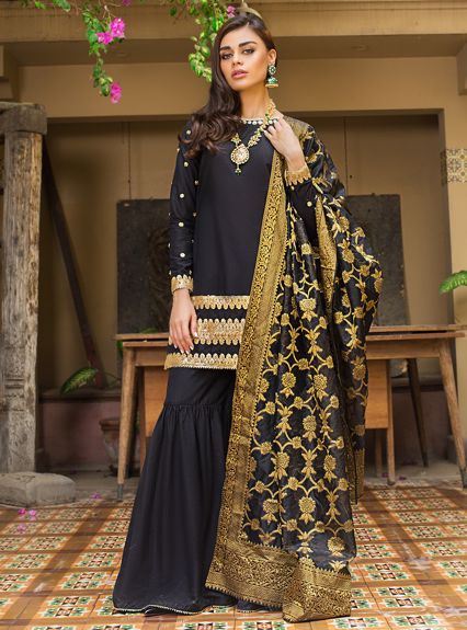 Zainab Chottani Black Gold Symphony Luxury Pret 2020 Sara Clothes Zainab Chottani Black Gold Symphony Luxury Pret 2020 Sara Clothes
