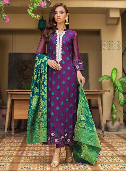 Zainab Chottani Purple Rouge Luxury Pret 2020