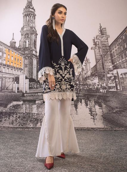capri dress design Buy Designer kameez with capri