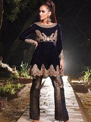 Zainab Chottani Blue Goldstone Luxury Pret 2020