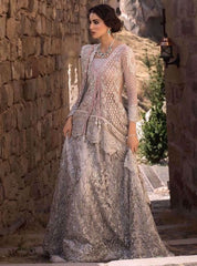 Zainab Chottani Light pink and silver Bridal 2020