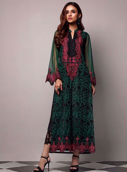 Zainab Chottani Emerald elegance Luxury Pret 2020