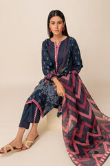 Bonanza Satrangi Midnight Soil Lawn Collection Vol 1