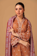 Bonanza Satrangi Baked Clay Lawn Collection Vol 1