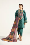 Sapphire U3E DY22V5 9 3 Piece Embroidered Cotton Suit Intermix Collection 2022
