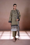Sapphire U3E SG22V5 5 3 Piece Embroidered Cotton Suit Intermix Collection 2022