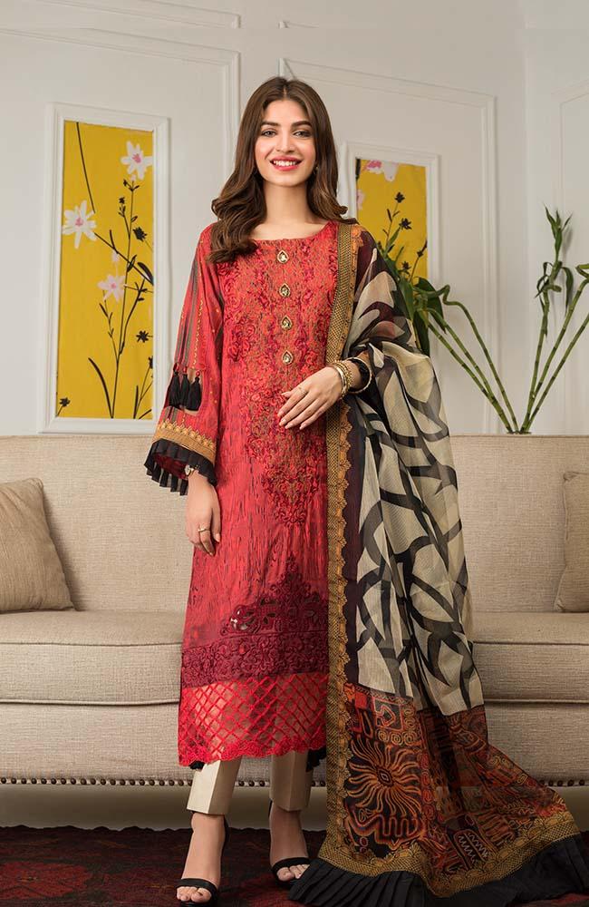 Al Zohaib MEC20 01 Mahnoor Embroidered Collection 2020