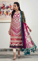 Asifa and Nabeel 2-H Fascination Luxury Lawn Vol 1 2021