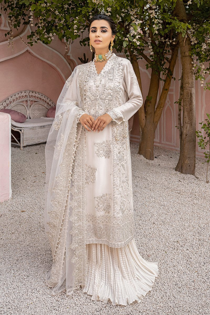 Cross Stitch Dress Cross Stitch Ivory Mist Luxury Collection 2021 Sara Clothes Cross Stitch Dress Cross Stitch Ivory Mist Luxury Collection 2021 Sara Clothes