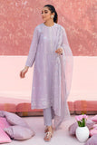 Cross Stitch Misty Lilac Mahiri Embroidered Lawn