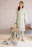 Cross Stitch Blue Mist Petals Prints Lawn Collection