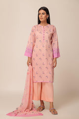 Bonanza Satrangi Peach Blossom Lawn Collection Vol 1