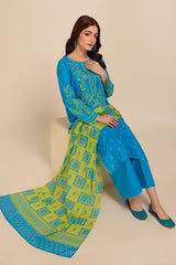 Bonanza Satrangi Blue Aura Lawn Collection Vol 1