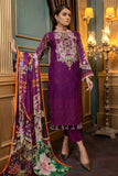 Adan Libas Deep Violet Embroidered & Printed Lawn 2022