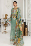 Adan Libas Viridian Green Chikankari Lawn 3PC 2022