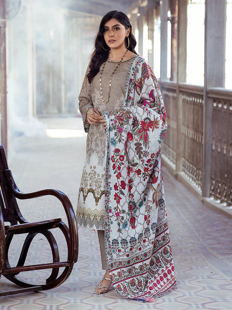 Salitex Wk-00921 Printed Khaddar 2021