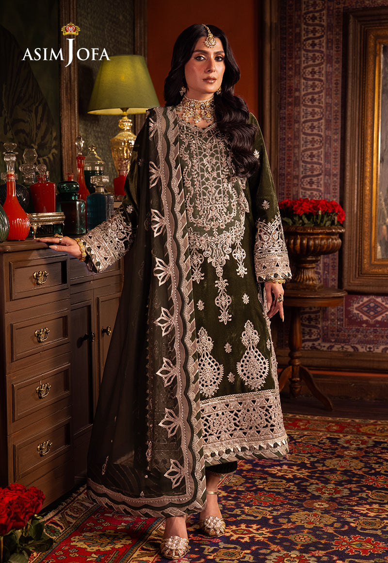 Asim Jofa AJMM-05 Makhmal Wedding Velvet Collection