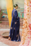 Cross Stitch Cashmere Blue-3pc- Embroidered Khaddar Suit Winter Edit 1 Khaddar Linen 2022