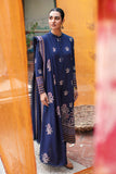 Cross Stitch Cashmere Blue-3pc- Embroidered Khaddar Suit Winter Edit 1 Khaddar Linen 2022