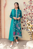 Cross Stitch Garland Bloom-3pc- Embroidered Khaddar Suit Winter Edit 1 Khaddar Linen 2022