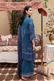 Cross Stitch Blue Frost-3pc- Linen Suit Winter Edit 1 Khaddar Linen 2022