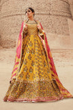 Maria B MC-703-Mustard Couture Wedding Collection