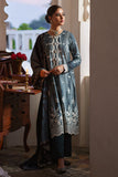 Cross Stitch Beryl Glaze - 3pc Linen Embroidered Khaddar & Linen Collection
