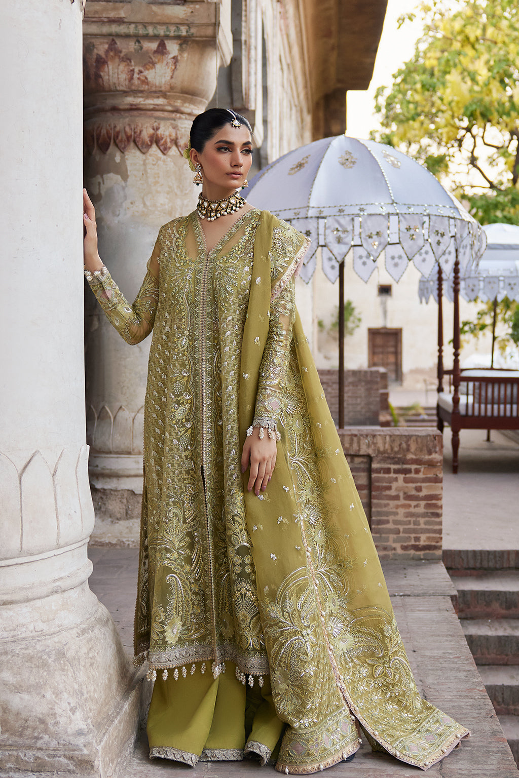 Afrozeh Shehnaz Dastangoi Wedding Formals Edition