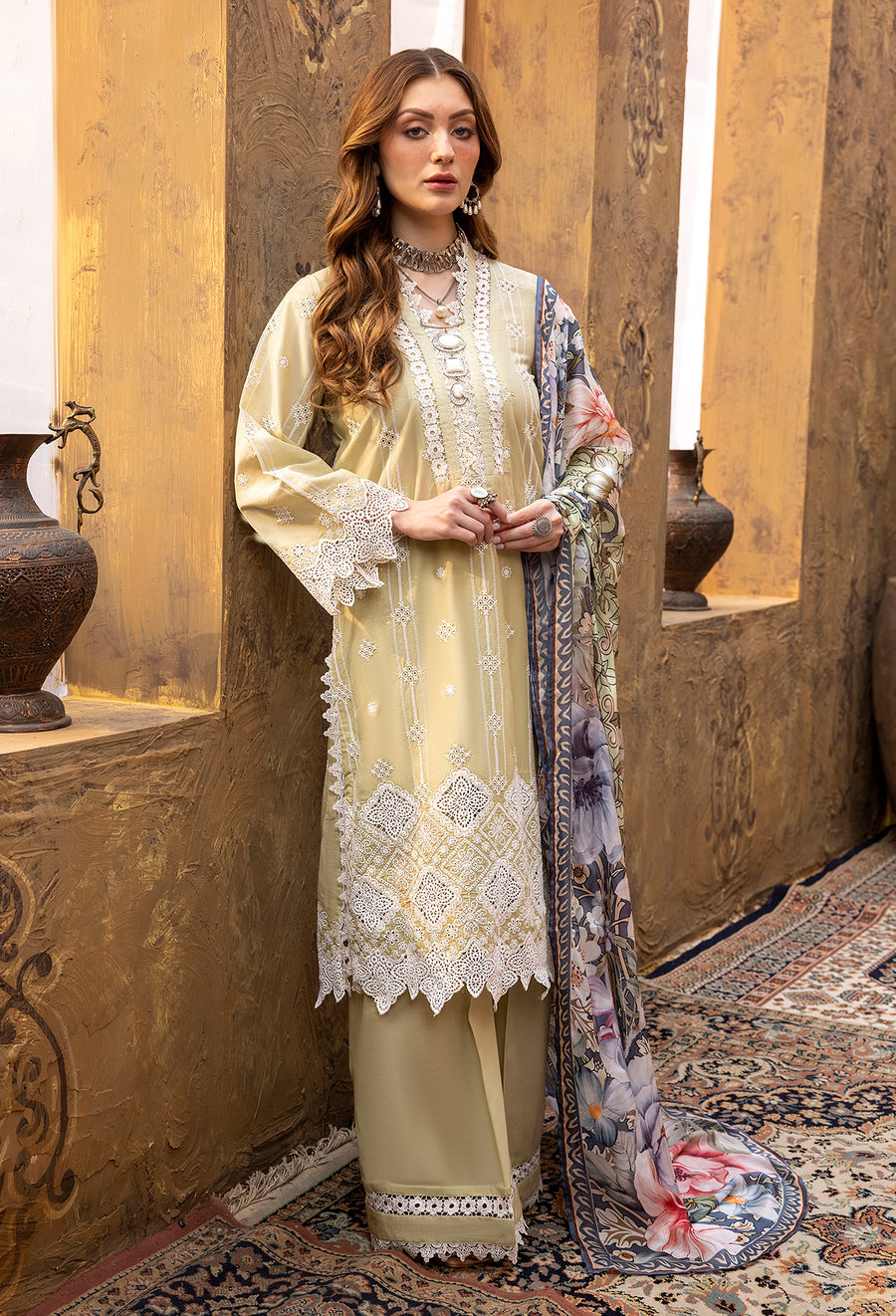 Adan Libas Design # 5513 Lawn By Ayesha Zia