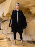 Zainab Chottani Black Plum Luxury Velvet Pret Formals