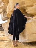 Zainab Chottani Black Plum Luxury Velvet Pret Formals
