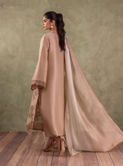 Zainab Chottani Coral Champagne Eid Edit 2024