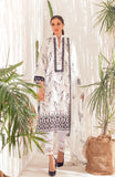 Alzohaib B&WECS-22-06 Black White Embroidered Chikankari Series 2022