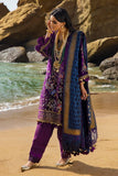 Sana Safinaz V211-006-cn Winter Shawl Velvet 2021