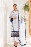 Alzohaib B&WECS-22-07 Black White Embroidered Chikankari Series 2022