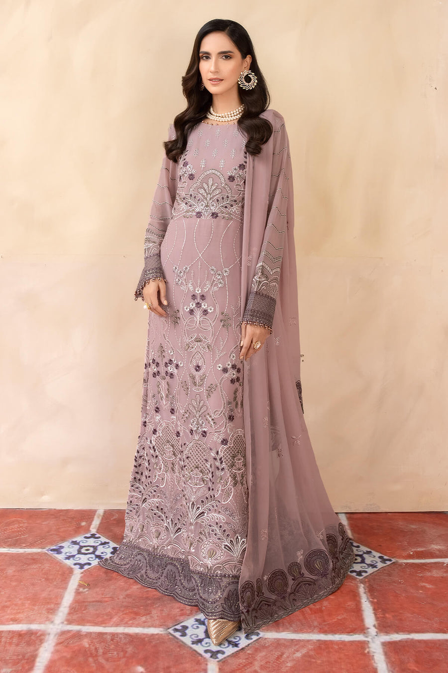 Flossie Peony (A) Elnaz Chiffon Collection Vol 01