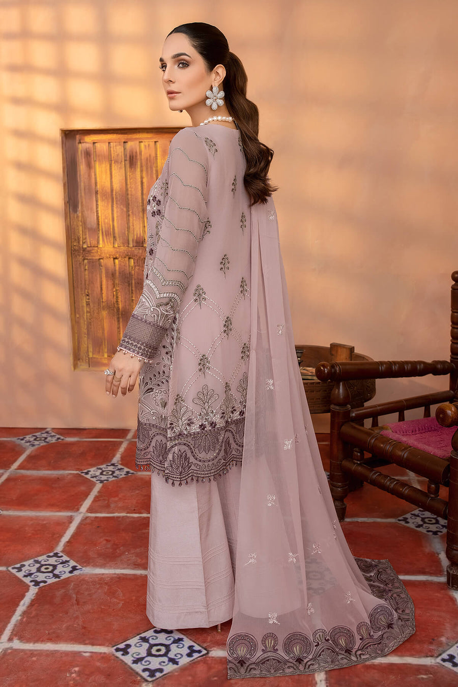Flossie Peony (B) Elnaz Chiffon Collection Vol 01