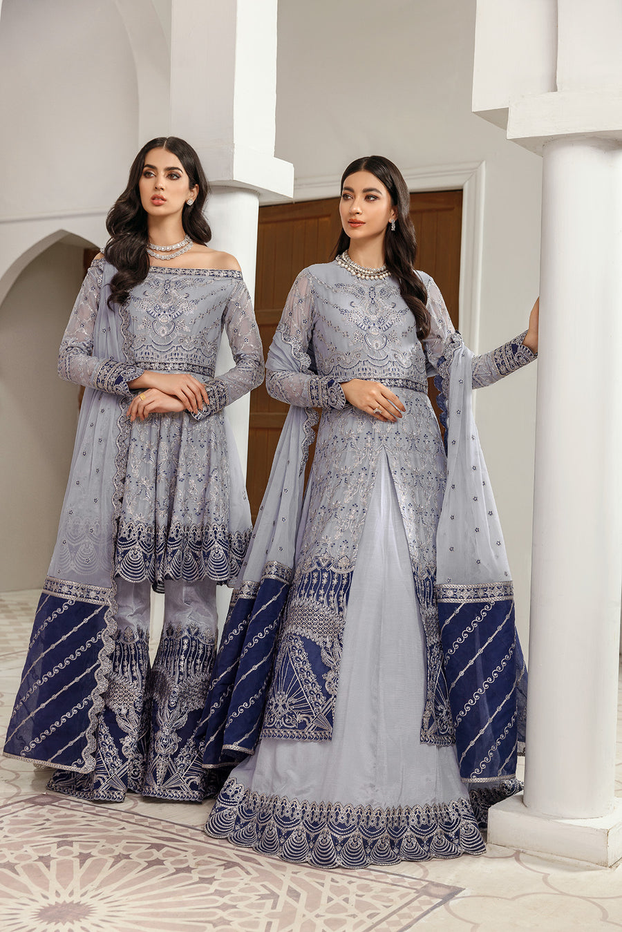 House Of Nawab Falesia Gulmirah Chiffon Collection Vol 2 2022 – Sara ...