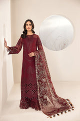 Afrozeh Maroon - V15D01 - Raisa Lamhay Festive Collection