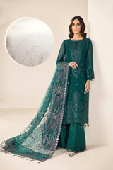 Afrozeh Sea Blue - V15D05 - Giza Lamhay Festive Collection