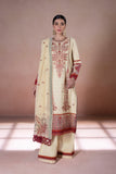 Sapphire U3E SG22V5 10 3 Piece Embroidered Self Jacquard Suit Intermix Collection 2022