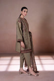 Sapphire U3E SG22V5 16 3 Piece Embroidered Cotton Suit Intermix Collection 2022