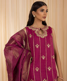Sapphire U3FE-LX23V6-5 - 3 Piece - Embroidered Organza Suit Festive 2 Collection