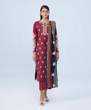 Sapphire U3PE-SG23V9-1 3 Piece Embroidered Dobby Suit Winter Collection