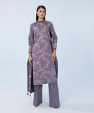 Sapphire U3PE-SG23V9-3 3 Piece Embroidered Cotton Satin Suit Winter Collection