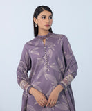 Sapphire U3PE-SG23V9-3 3 Piece Embroidered Cotton Satin Suit Winter Collection