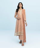 Sapphire U3PE-SG23V9-4 3 Piece Embroidered Cotton Satin Suit Winter Collection