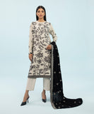 Sapphire U3PE-ST23V9-5 3 Piece Embroidered Cotton Karandi Suit Winter Collection